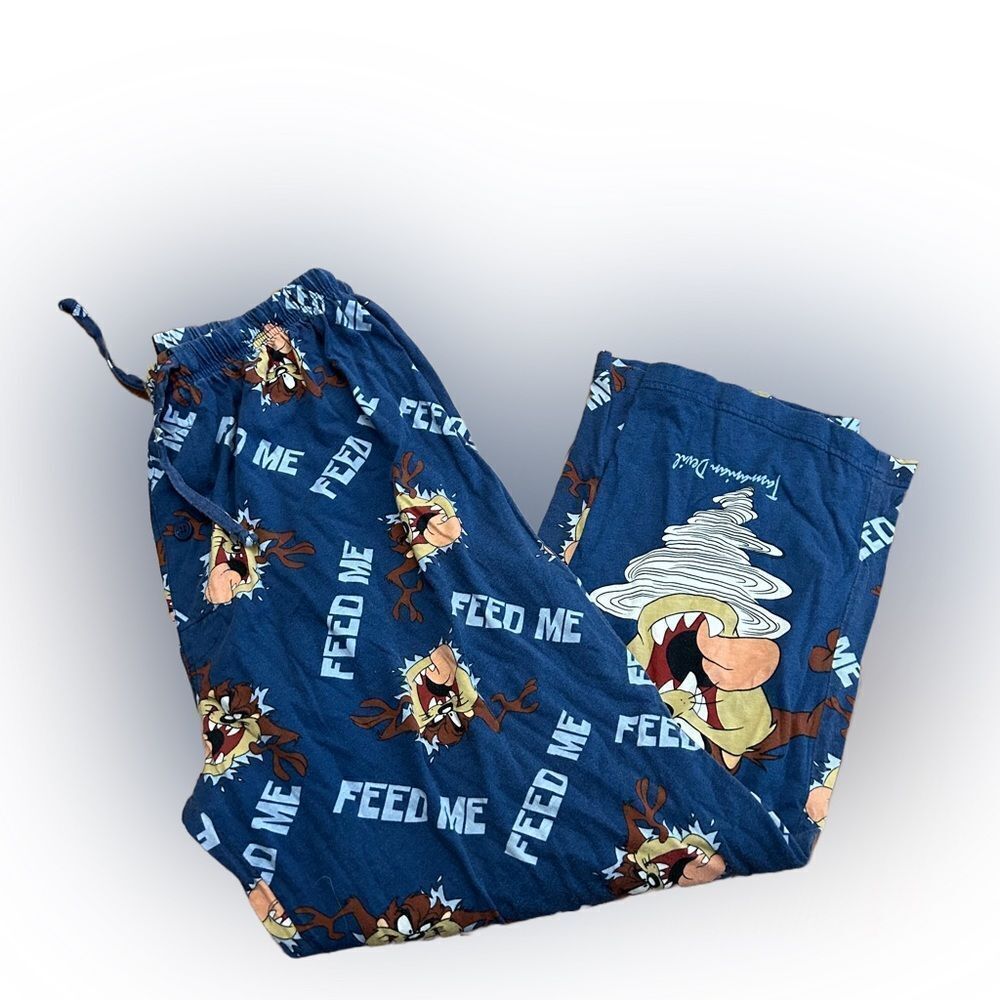 Vintage Looney Tunes Taz Pajama Pants